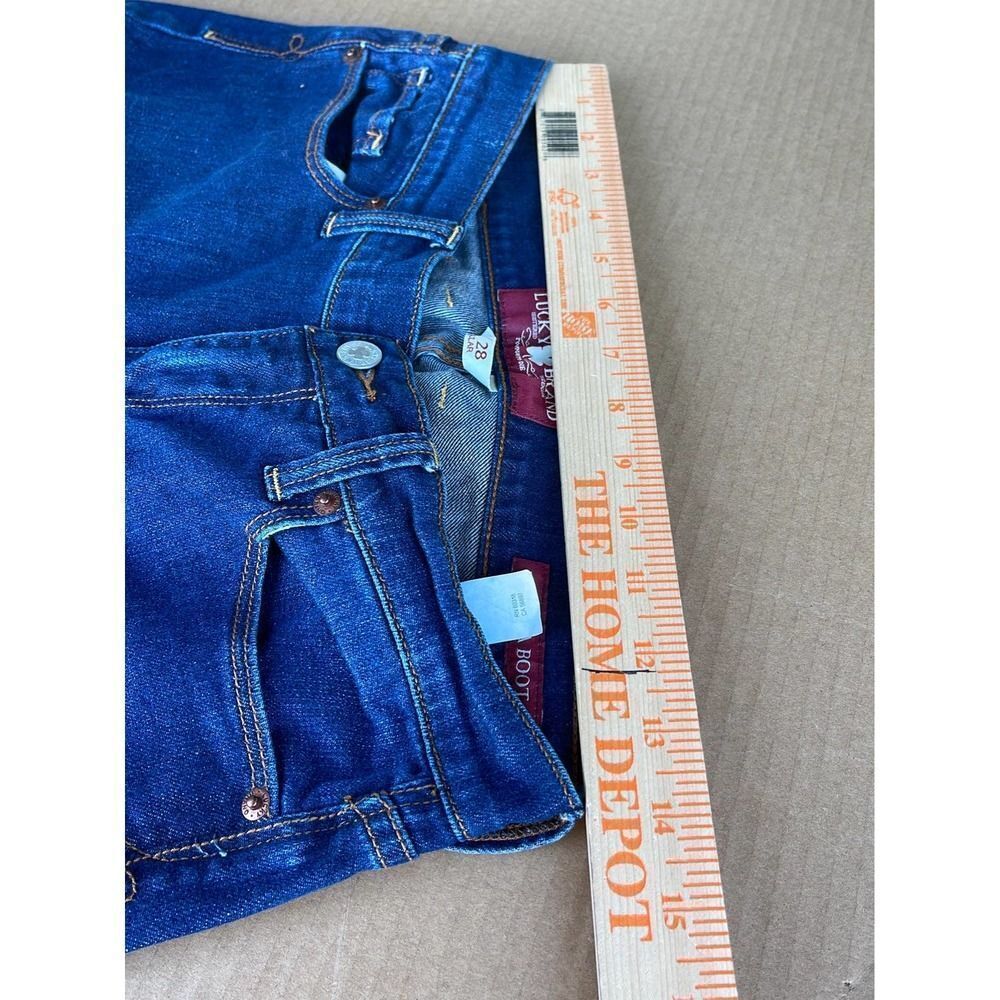 Lucky brand Jeans Womens 6/28 regular Sofia bootcut dark wash low rise denim - Picture 11 of 12